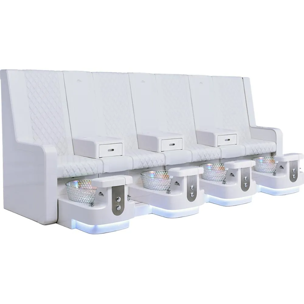 Gemini Bench Spa / Customizable from 2 to Unlimited Seats! By Whale Spa