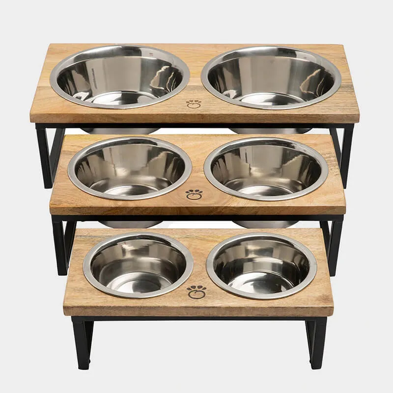 GF Pet Wood & Metal Feeder
