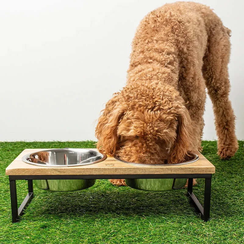 GF Pet Wood & Metal Feeder