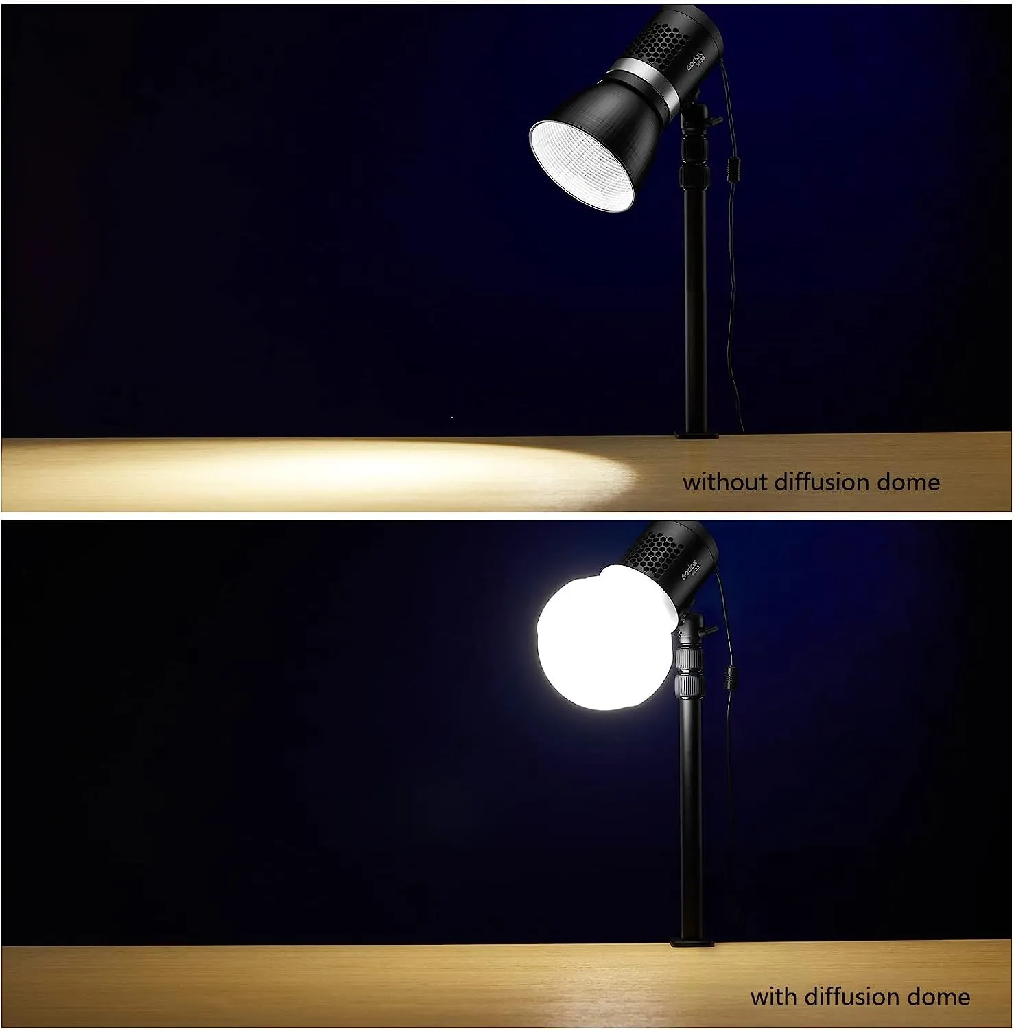 GODOX ML-CD15 Softbox Diffusion Dome Kit with 3 Adapters
