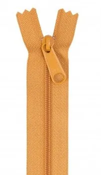 Gold 24" Zipper