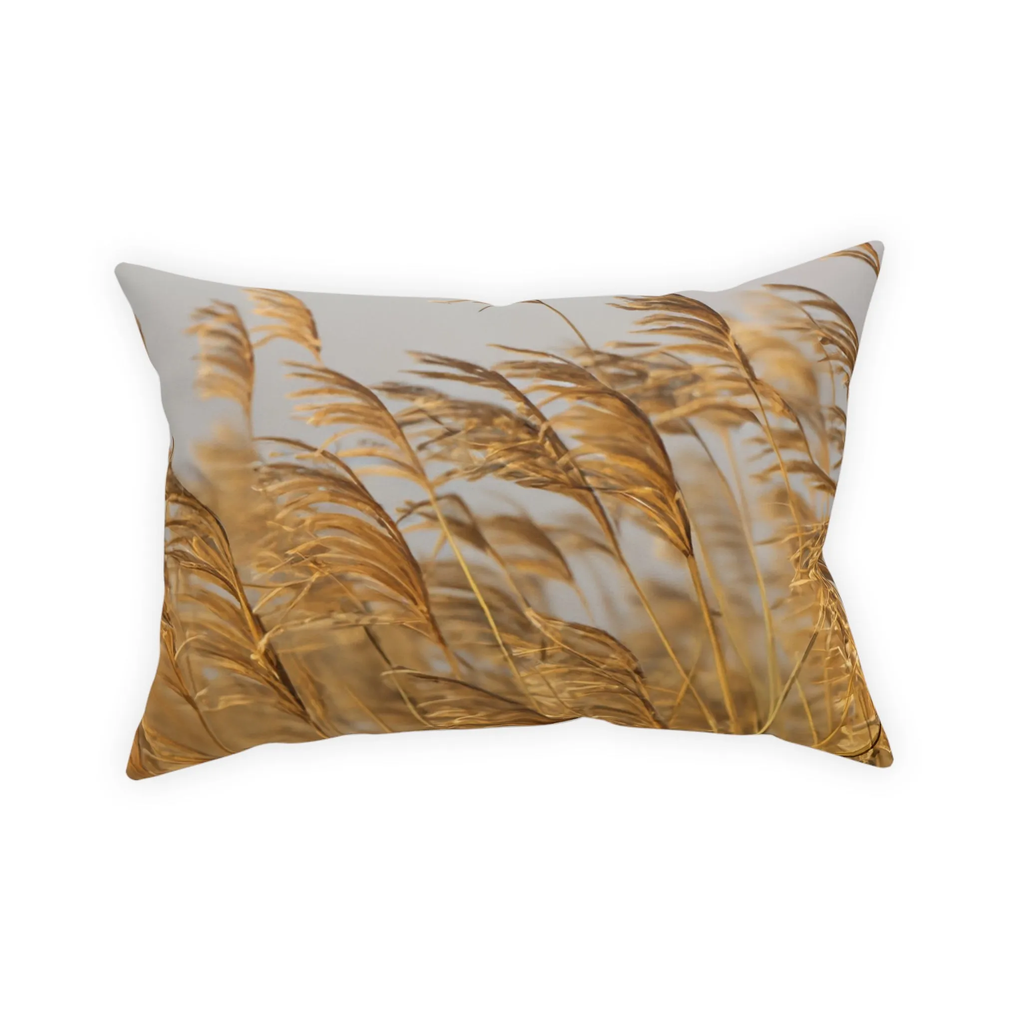 Golden Grass Broadcloth Pillow