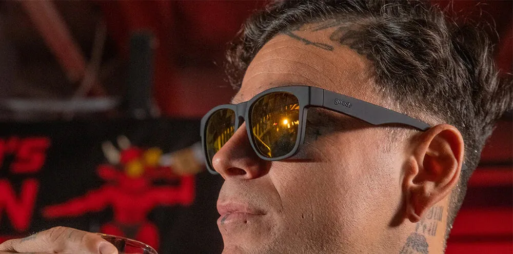 Goodr Sunglasses BAMF Beelzebub's Bourbon Burpees