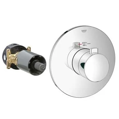 Grohe - 19879xxx - Europlus Series Trim with Control Module Thermostatic