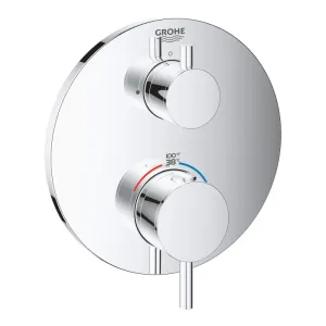 Grohe - 24150xxx - Atrio New Single Function 2-Handle Thermostatic Valve Trim