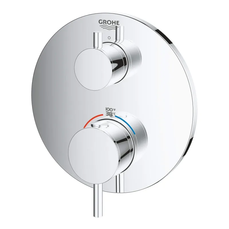 Grohe - 24150xxx - Atrio New Single Function 2-Handle Thermostatic Valve Trim