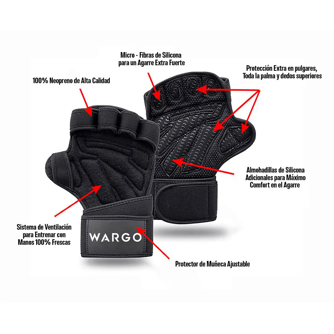 GUANTES PARA GYM PRO - FUCSIA