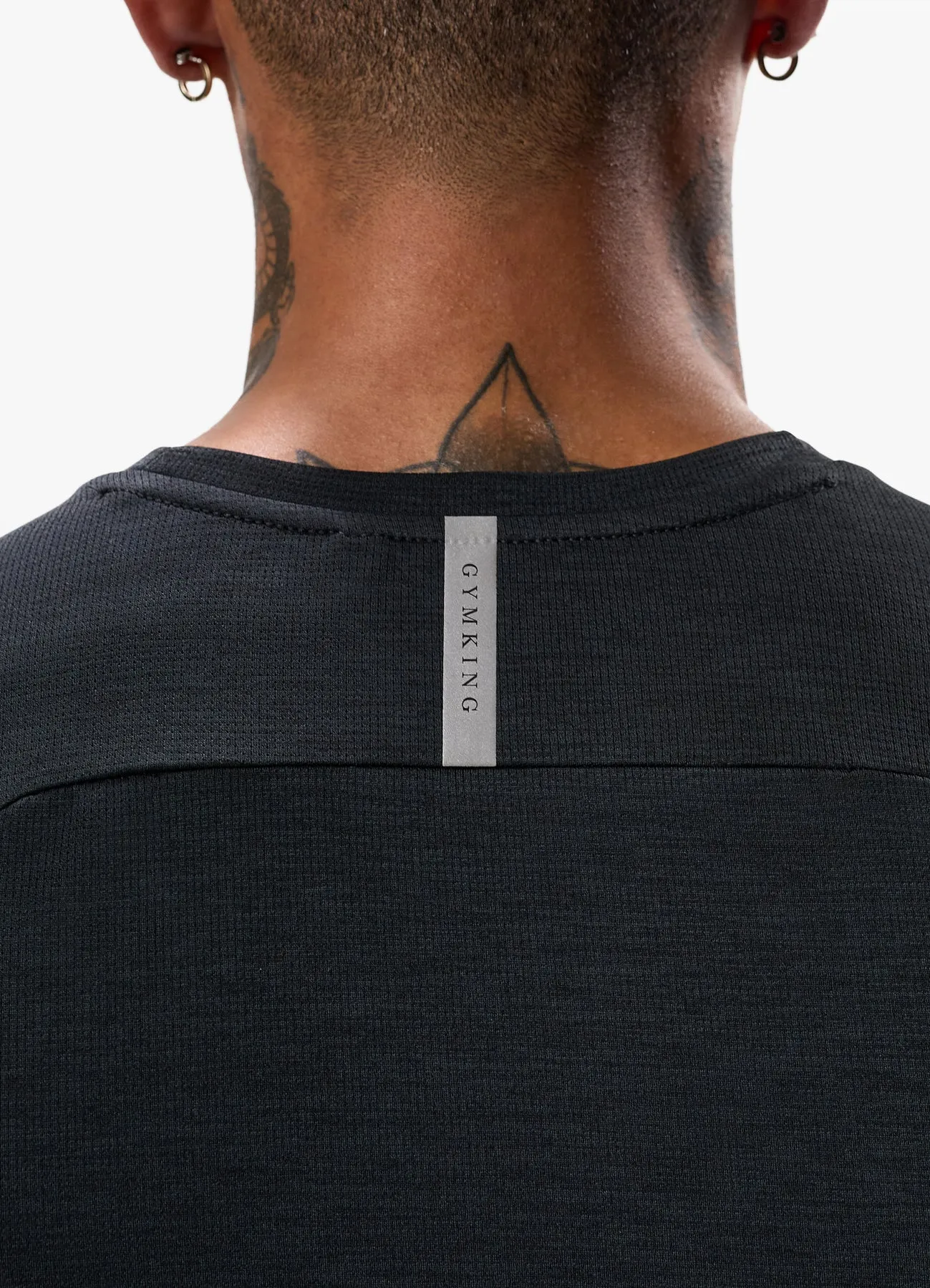 Gym King Flex T-shirt Black Marl