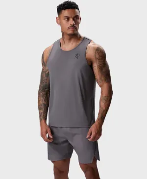 Gym King Flex Vest Fossil Grey/Black
