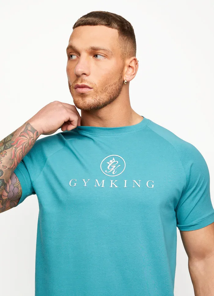 Gym King Sport Pro Logo T-Shirt Teal