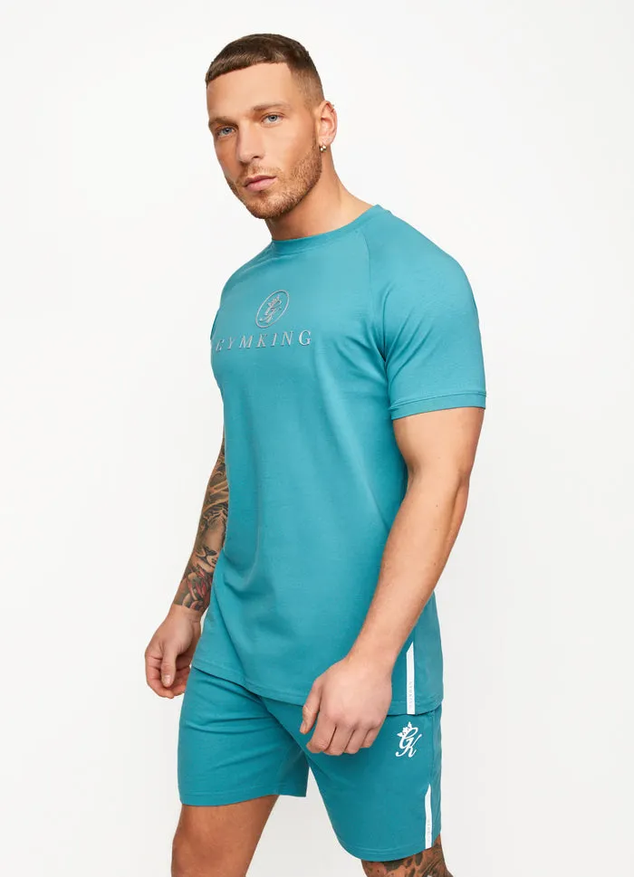 Gym King Sport Pro Logo T-Shirt Teal