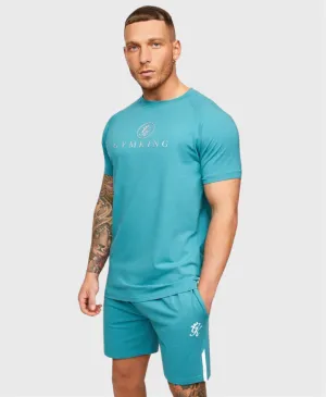 Gym King Sport Pro Logo T-Shirt Teal