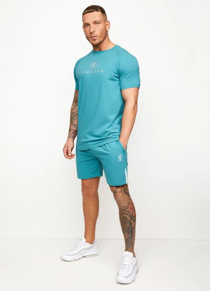 Gym King Sport Pro Logo T-Shirt Teal