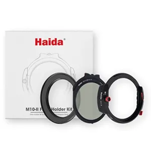 Haida M10-II Photography Filter Holder Kit Aluminum Alloy Material with Drop-in Circular Polarizer Adapter Ring Black 82mm