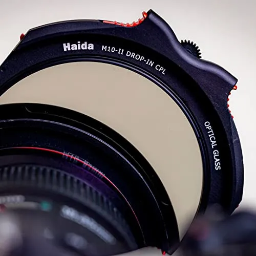 Haida M10-II Photography Filter Holder Kit Aluminum Alloy Material with Drop-in Circular Polarizer Adapter Ring Black 82mm