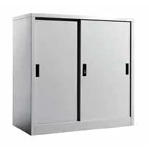 Half Height Metal Sliding Door Cupboard