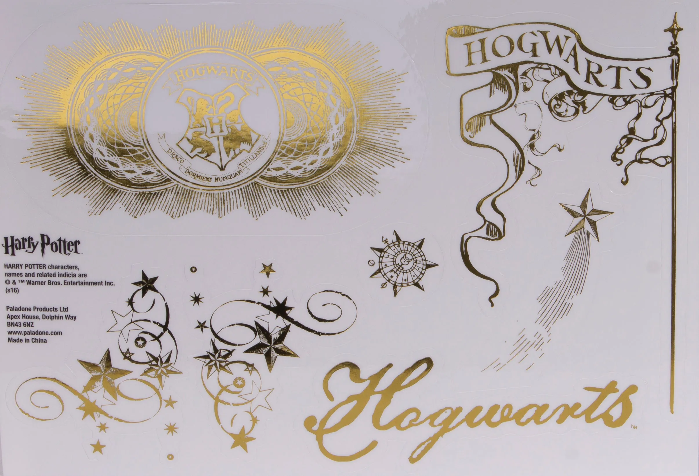 Harry Potter Gadget Decals - Reusable Vinyl Sticker Clings - 27 Stickers
