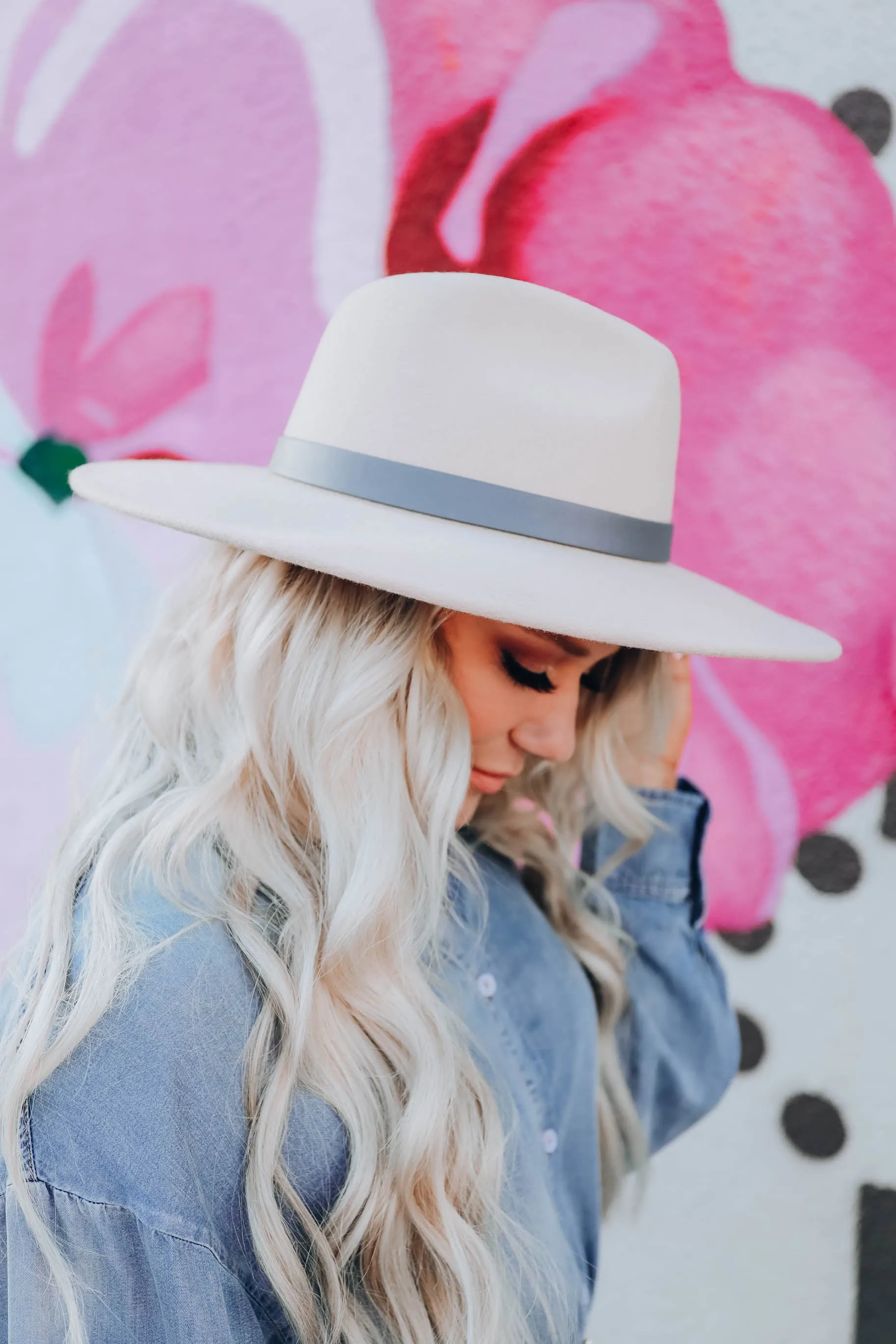 Hayden Wool Fedora Hat - Ivory
