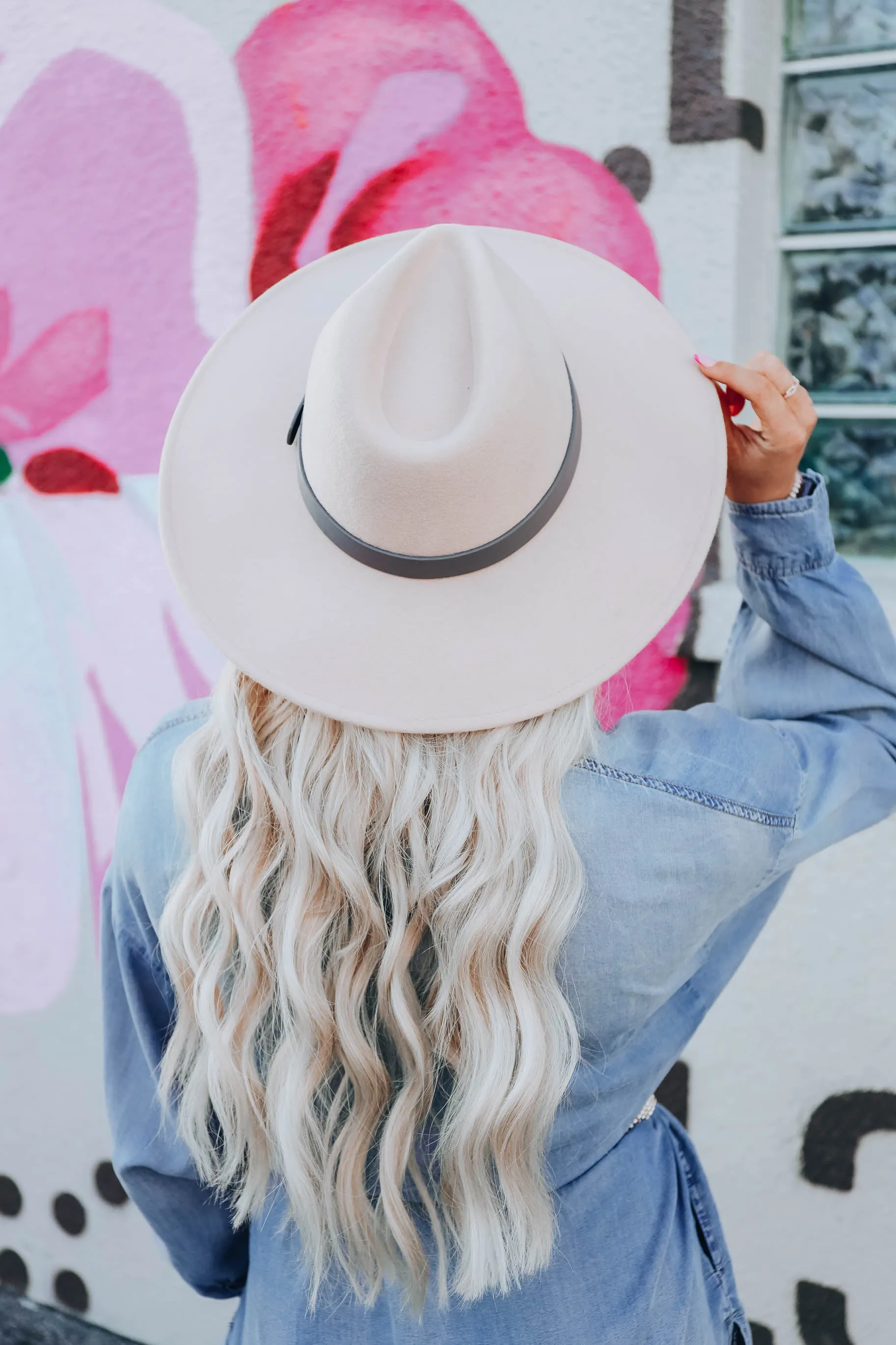 Hayden Wool Fedora Hat - Ivory