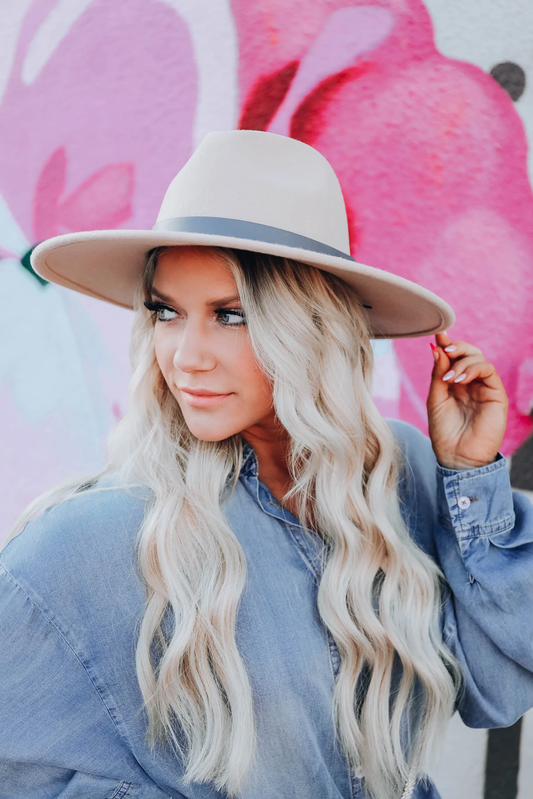 Hayden Wool Fedora Hat - Ivory