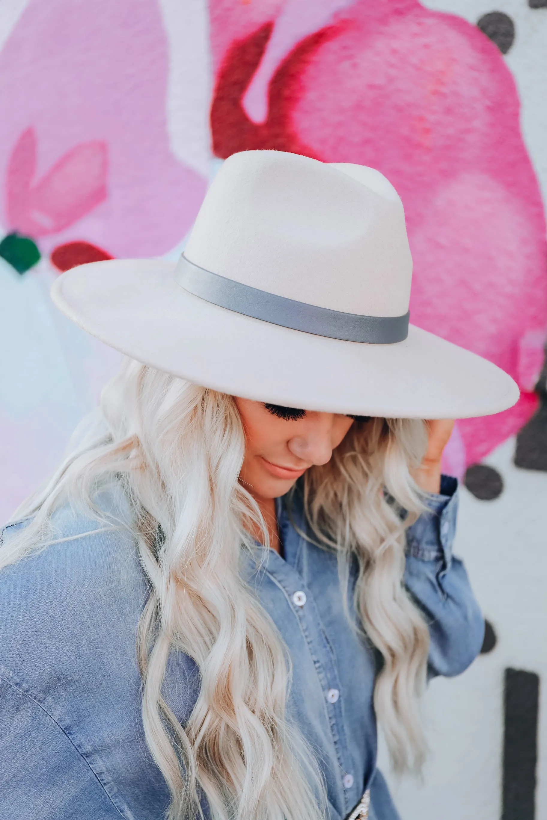 Hayden Wool Fedora Hat - Ivory