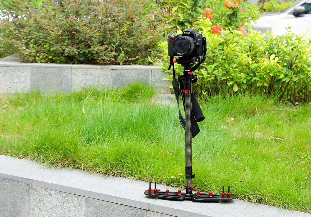 HD2000 Handheld Camera Stabilizer - Adjustable Mounts   Counter Weights, 53-78.5cm, 5-8kg Weight Bearing Capability