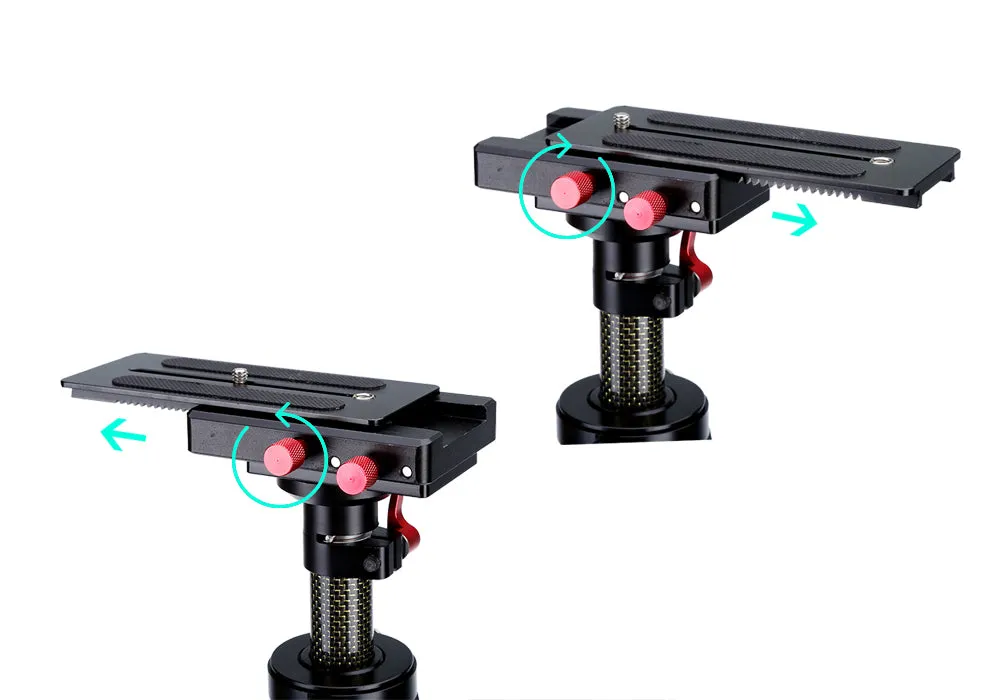 HD2000 Handheld Camera Stabilizer - Adjustable Mounts   Counter Weights, 53-78.5cm, 5-8kg Weight Bearing Capability