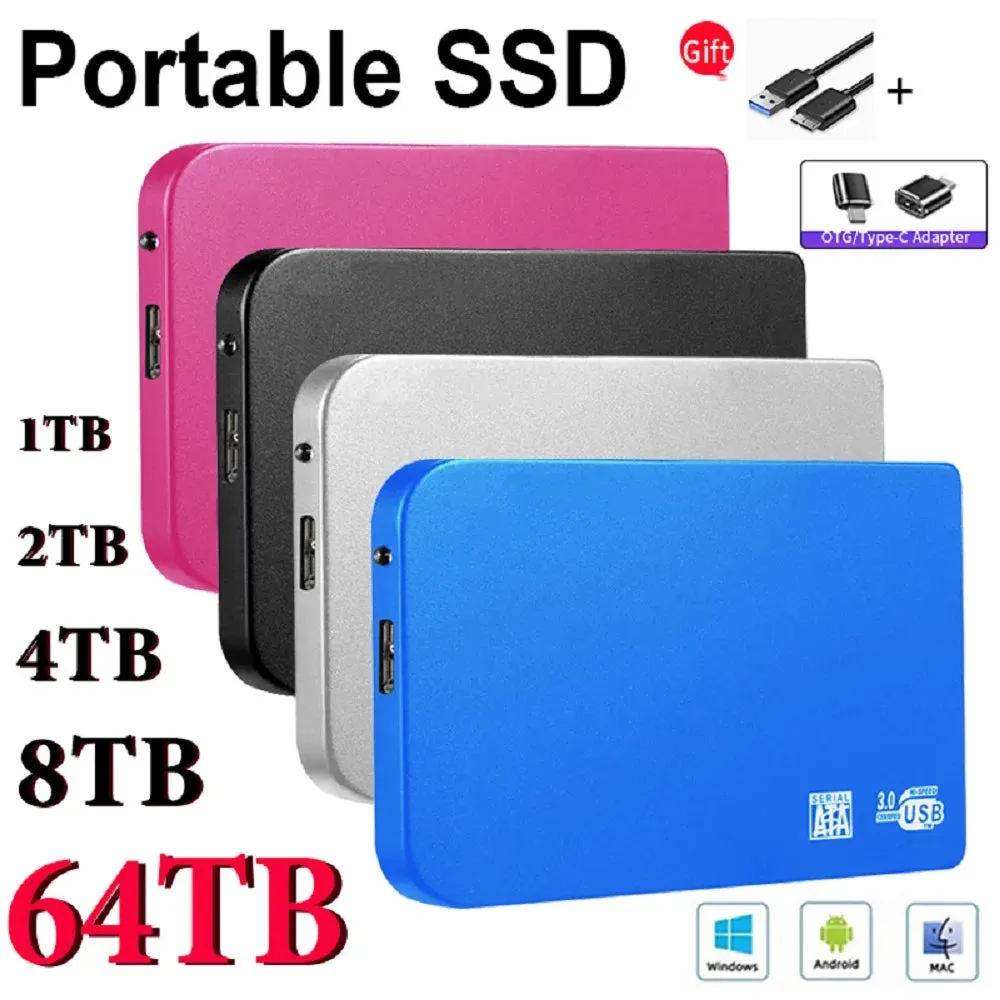 High-Speed Portable Storage 1TB External SSD Drive