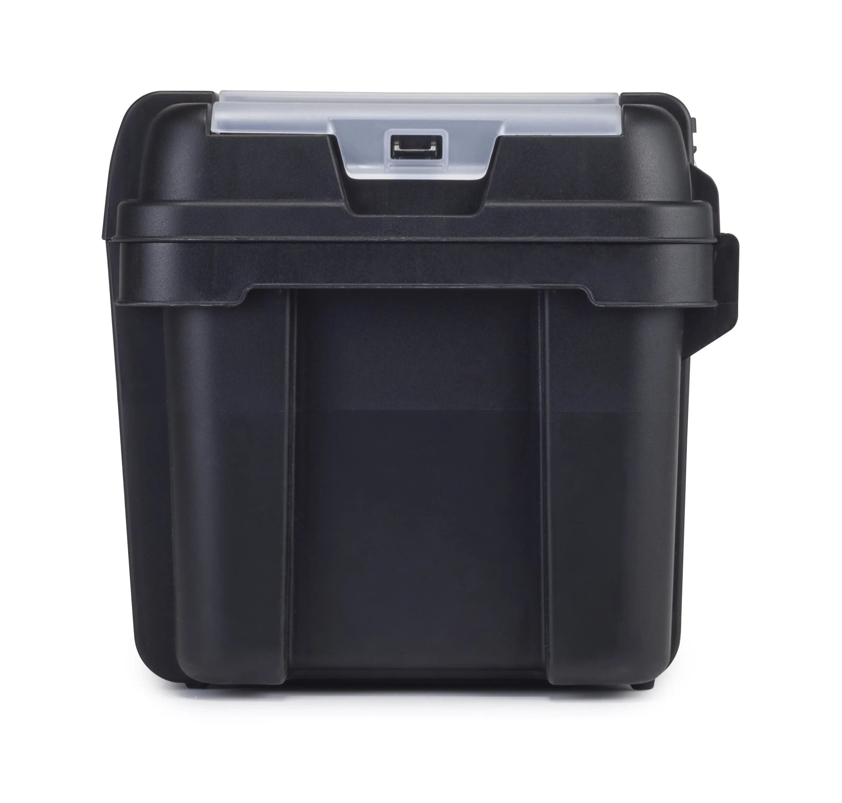 Hyper Tough 16-Inch Toolbox Heavy-Duty Plastic Tool And Hardware Storage Black