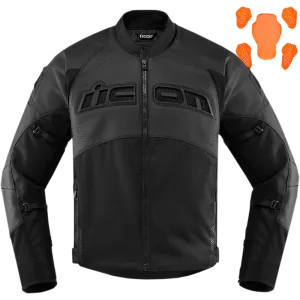 Icon Contra2 Perforated Leather Jacket