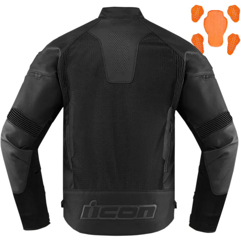 Icon Contra2 Perforated Leather Jacket