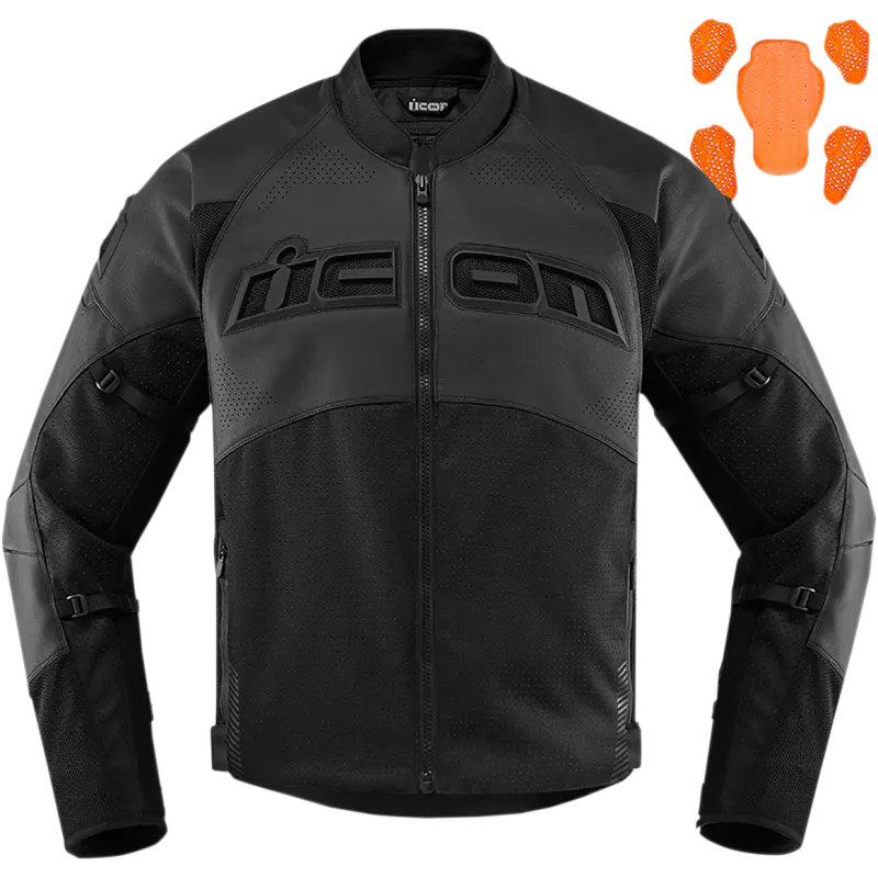Icon Contra2 Perforated Leather Jacket
