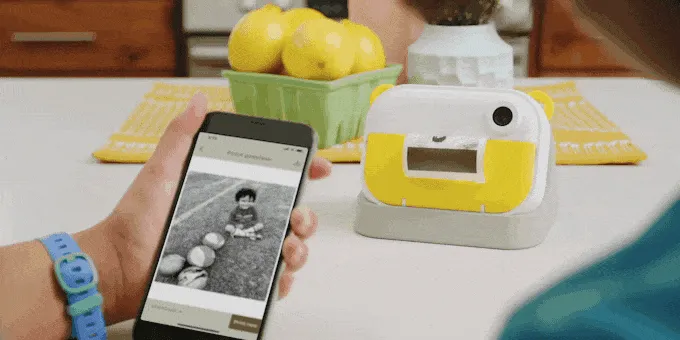 Instant Print Camera & Label Maker | Thermal Printer w/ Refills | myFirst Camera Insta Wi