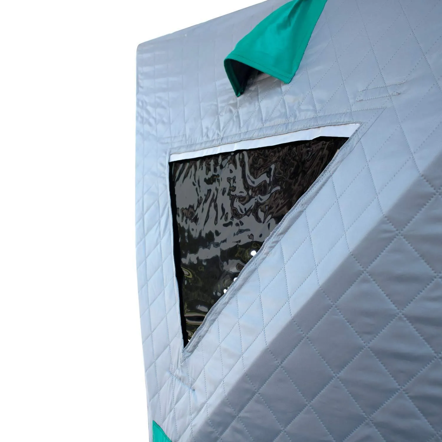 Insulated Premium Portable 3-Person Ice Fishing Tent With Ventilation Windows & Carry Pack