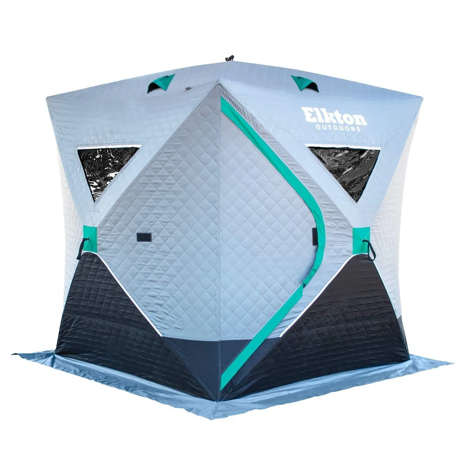 Insulated Premium Portable 3-Person Ice Fishing Tent With Ventilation Windows & Carry Pack