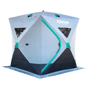 Insulated Premium Portable 3-Person Ice Fishing Tent With Ventilation Windows & Carry Pack
