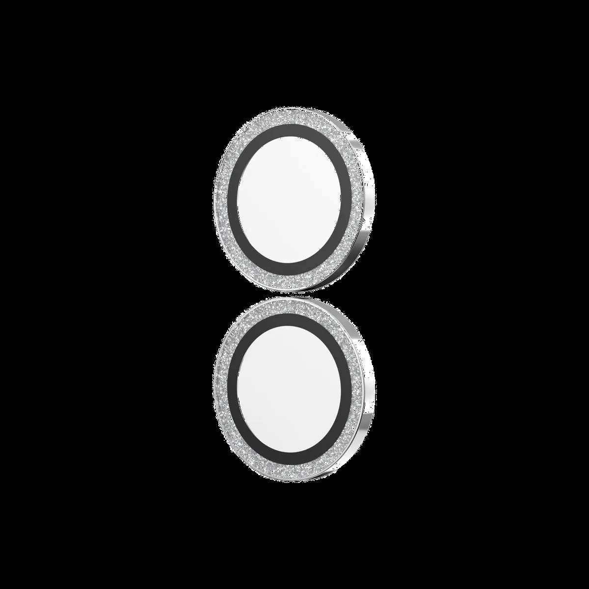iPhone 16/16 Plus ZAGG InvisibleShield Glass Elite Camera Rings Lens Protector - Glitter