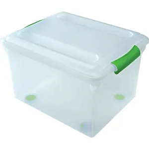 IRIS Stor N Slide Plastic Storage File Boxes