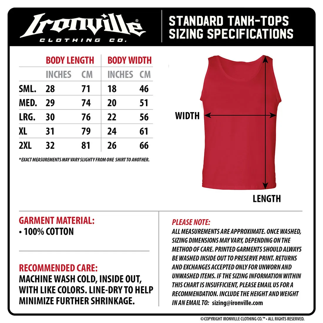 Ironville GYM KING Standard Cut Gym Tanktop