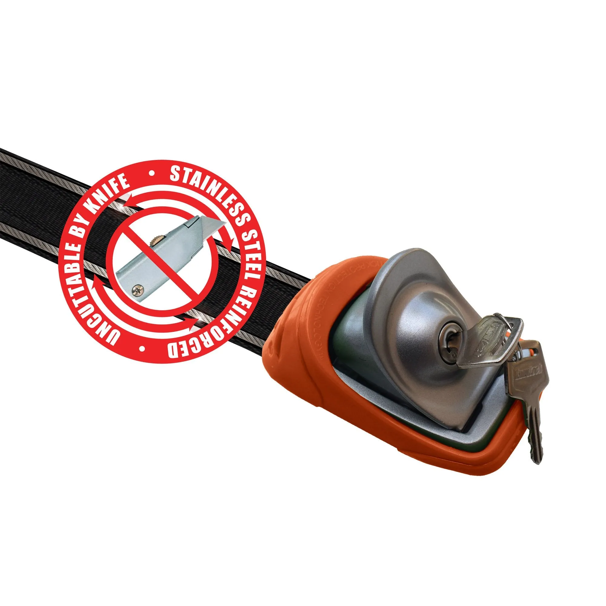 Kanulock Lockable Tie Down Straps - 11'