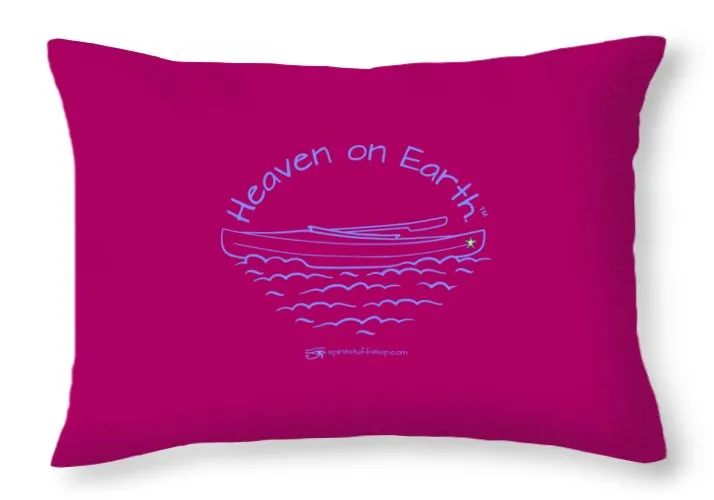 Kayak Heaven On Earth - Throw Pillow