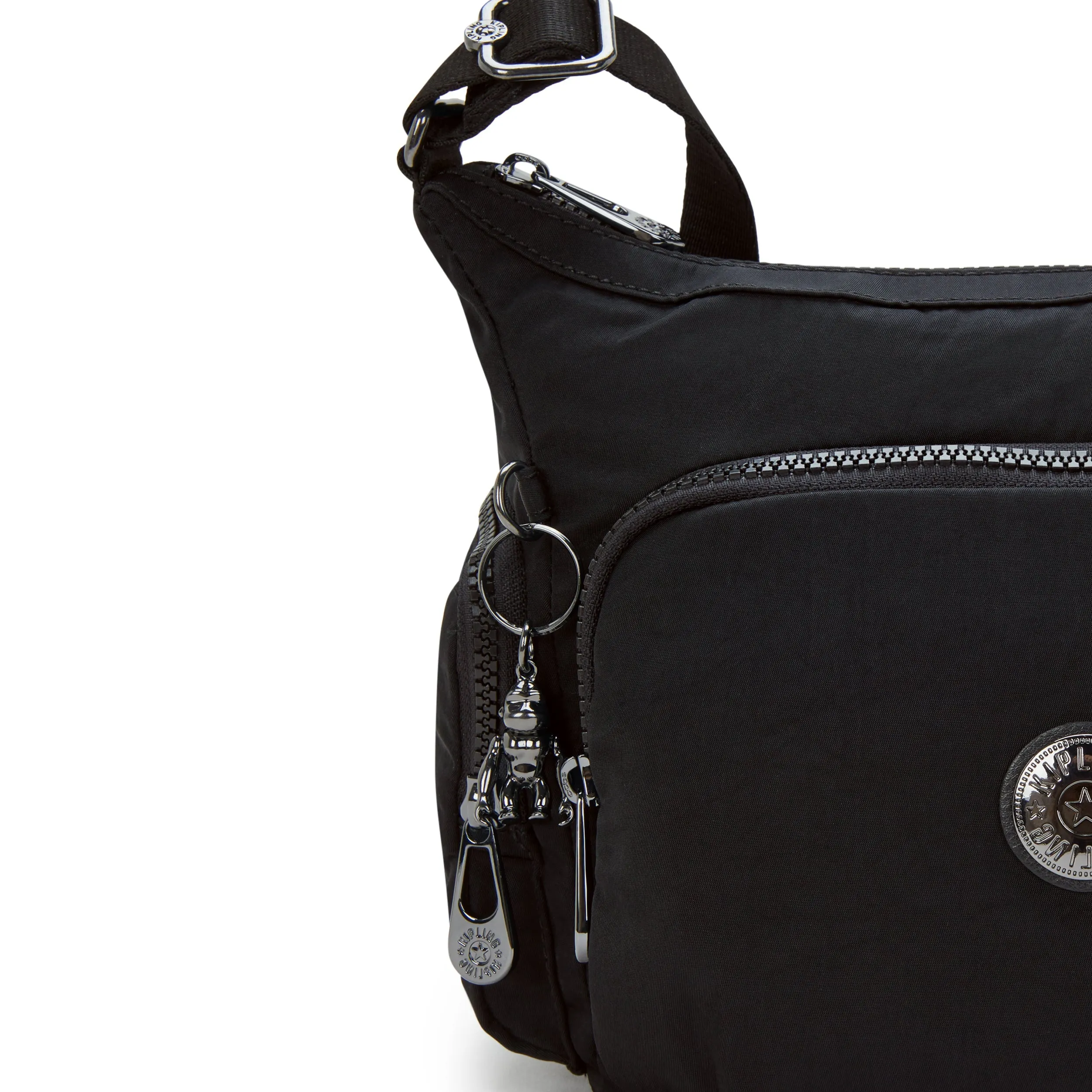 Kipling Gabb S Endless Black Medium Crossbody Bag I6041-TB4