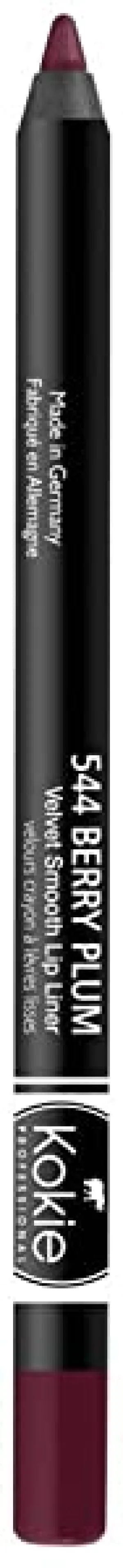 Kokie Cosmetics Velvet Smooth Pvc Lip Liner, Berry Plum, 0.042 Ounce