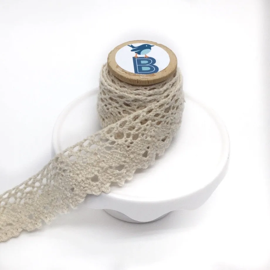 Lace Cotton Ribbon 2.8 cm wide