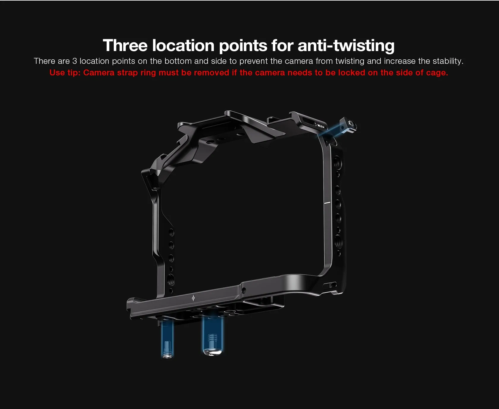 Leofoto Z8 Camera Cage for Nikon Z8 Camera without Battery Grip