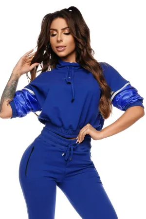 Let's Gym Sapphire Jogger Top