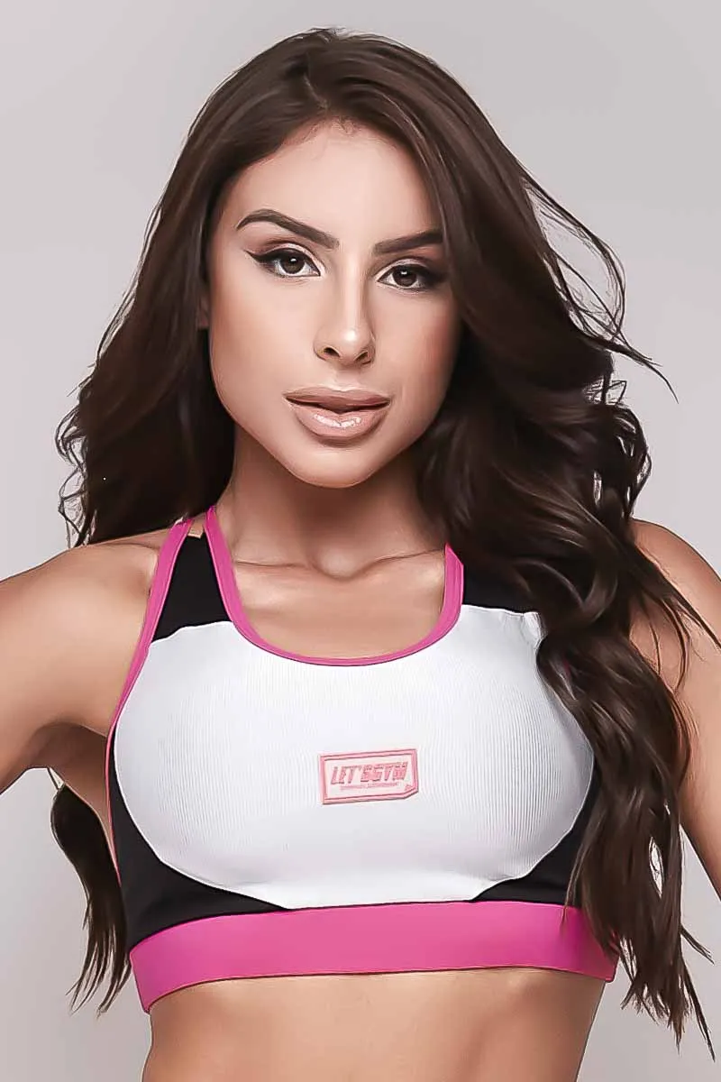 Let's Gym Silver Charm Bra
