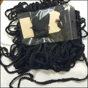 Licorice Mini Pom Poms - Lady Dots Creates Finishing Trims