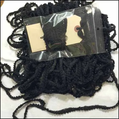 Licorice Mini Pom Poms - Lady Dots Creates Finishing Trims