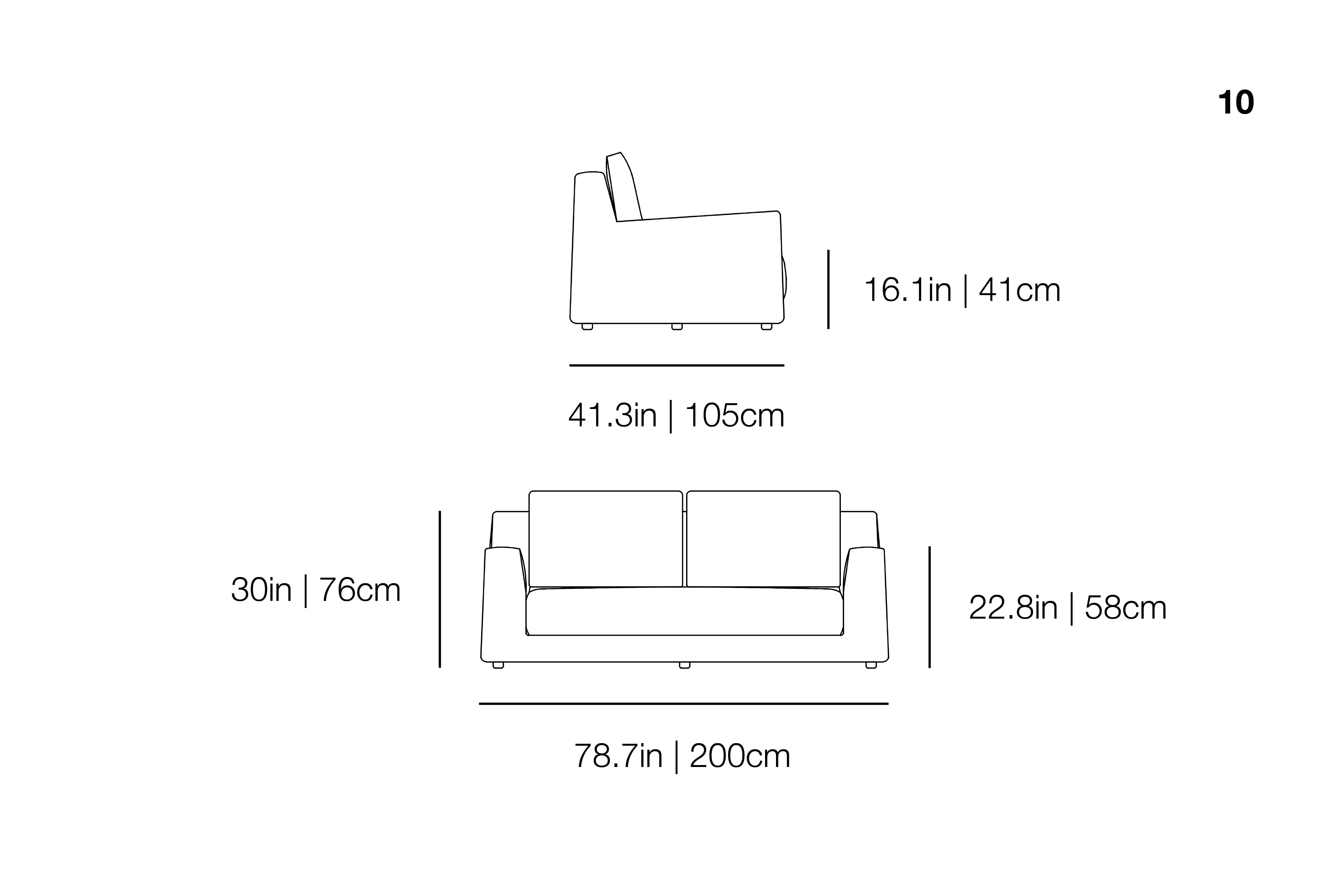 LOLL 10 Sofa